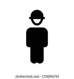 icono plano de glifo vector de plomo 