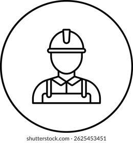 Plumber vector icon. Can be used for printing, mobile and web applications.