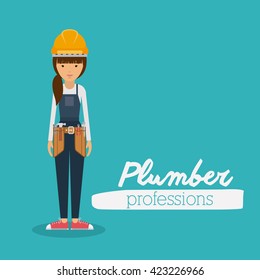 Plumber Woman Design 