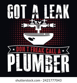 PLUMBERS T  SHIRT DESIGN print