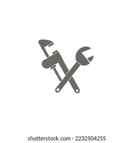 Plumbing clipart isolated on white background Vector illustration