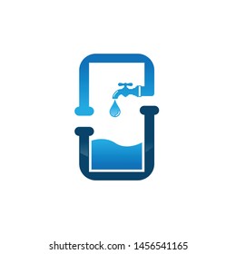 plumbing company logo vector concept. Illustration for plumbers business,O letter vector,EPS 10