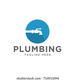 plumbing design logo template