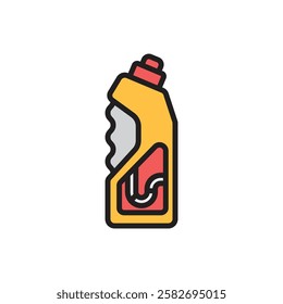 Plumbing Drain Cleaner Icon Vector Illustration