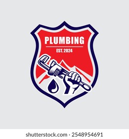 encanamento com logotipo emblemático , logotipo do encanamento