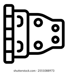 Plumbing fixture flange ensuring a leak free connection between pipes, featuring bolts for secure fastening and long lasting durability