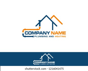 Plumbing And Heating Service Logo