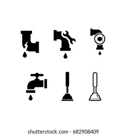 Plumbing Icon Set