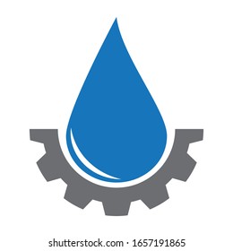 
Plantilla vectorial del logotipo de ilustración de fontanería