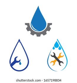 
Plumbing ilustration logo vector template
