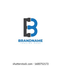 Plumbing Letter EB or B logo