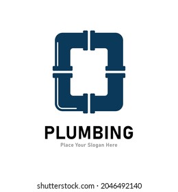 Plumbing letter O logo vector template. Suitable for pipe service, drainage, sanitation home, or service company   