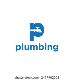 Plumbing Logo Design Modern Simple