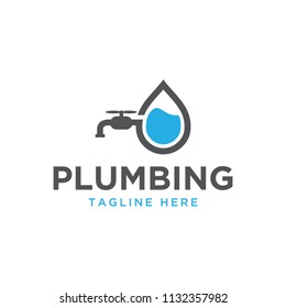 plumbing logo design template