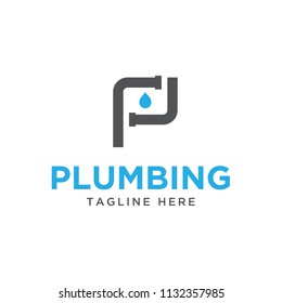 plumbing logo design template