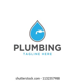 plumbing logo design template