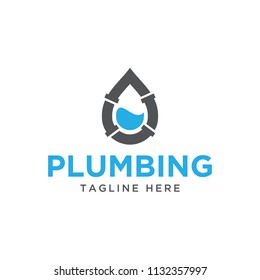 plumbing logo design template