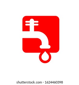 plumbing logo design vector template