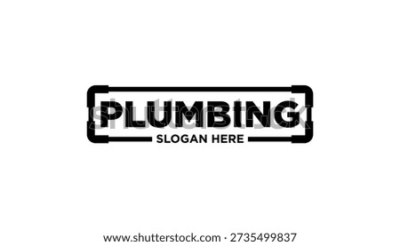 plumbing logo design vector template, plumber logo design