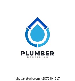 Plumbing Logo Icon Design Template Element