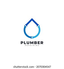 Plumbing Logo Icon Design Template Element