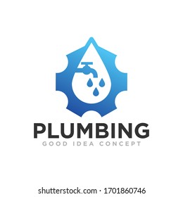 Plumbing Logo Icon Design Vector