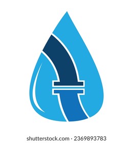 plumbing logo icon design vector illustration