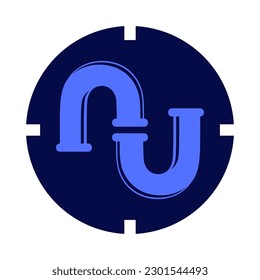 vector de elemento de icono del logotipo de fontanería