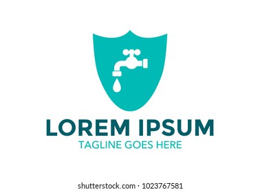 plumbing logo. icon. vector illustration. editable