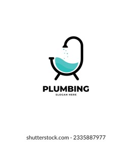 plumbing logo icon vector template.