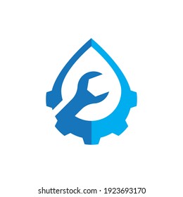 Plumbing logo images illustration design