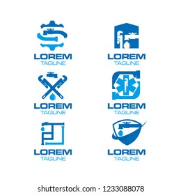 Plumbing Logo Set
