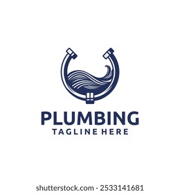Logotipo de encanamento, logotipo de modelo de encanamento