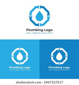 Plumbing Logo Template Design Vector