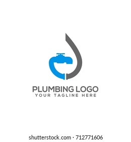 Plumbing Logo Vector Art