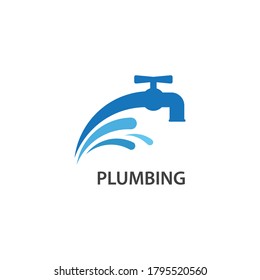 Plumbing logo vector design business template