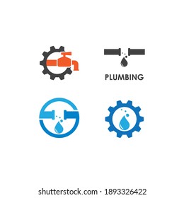 Plumbing logo vector design business template