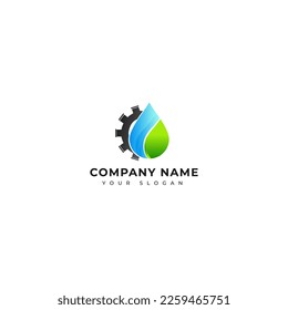 Plumbing logo vector design template