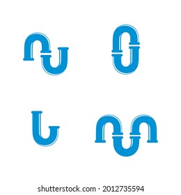 logotipo de fontanería Icono del vector Ilustración de diseño Plantilla