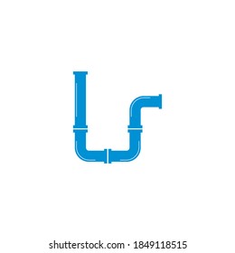 Plumbing logo vector icon illustration design 