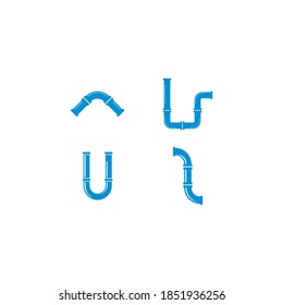 Plumbing logo vector icon illustration design 