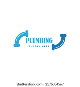 Plumbing logo vector icon illustration design