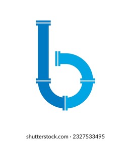 Plumbing logo vector icon illustration design 