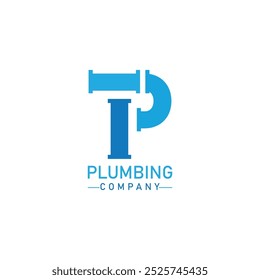 Plumbing logo vector icon illustration design