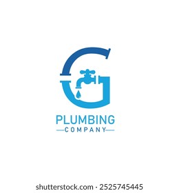 Plomería logo Vector icono diseño de ilustración