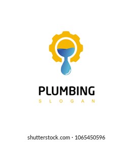 Plumbing Logo, Water Service Icon