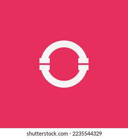 plomería o logotipo de tubería vector simple
