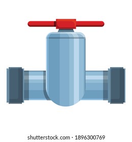 Plumbing Pipe Icon. Cartoon Of Plumbing Pipe Vector Icon For Web Design Isolated On White Background