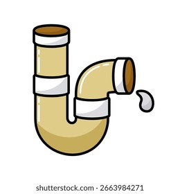 Icono de Vector de tuberías de plomería. Construcción, reparación y edificación. Símbolo del gráfico para su diseño del Sitio web, logotipo, App, UI