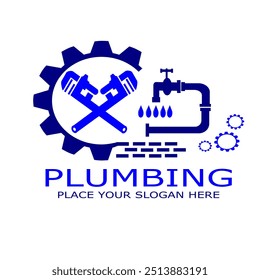 PLUMBING PLACE YOUR SLOGAN HERE VEKTOR